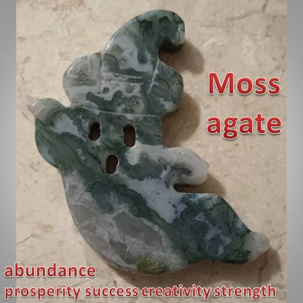 Moss Agate ghost!  Abundance Prosperity Success